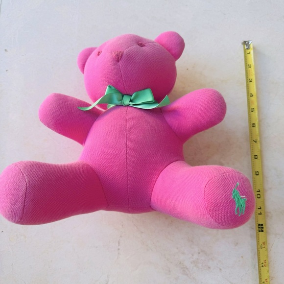Ralph Lauren Teddy Bear pink plush - Picture 5 of 6